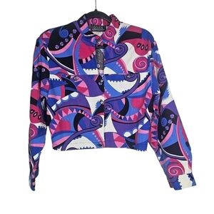 Cropped Ozark MTN Western Blouse